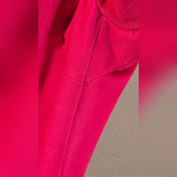 [EXPRESS] Red Sweater Dress ♡ Cuffed  Sleeve Scoop Neckline《L》 - Picture 7 of 16